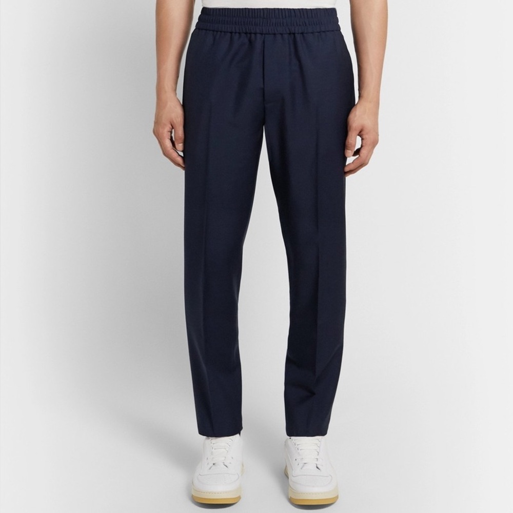 Acne Studios - Blue Ryder Wool and Mohair-Blend Trousers